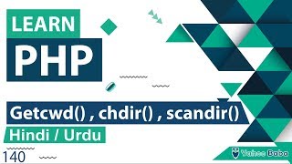 PHP Getcwd Chdir Scandir Functions Tutorial in Hindi  Urdu [upl. by Harret445]