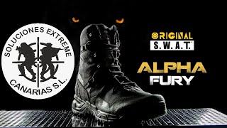 Botas Original SWAT Alpha Fury  SOLUCIONES EXTREME [upl. by Aydiv]