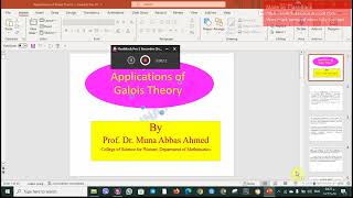 Applications of Galois Theory [upl. by Mossman]