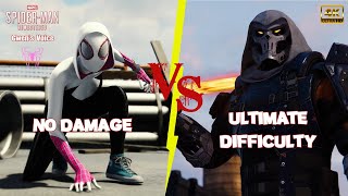 SpiderMan PC MOD  SpiderGwen VS Taskmaster Ultimate Difficulty No damage [upl. by Airdnax]