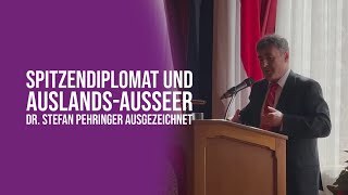 Spitzendiplomat und AuslandsAusseer Dr Stefan Pehringer ausgezeichnet [upl. by Novej]