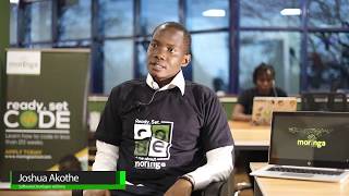 Joshua Kothe  Software Developer amp Moringa School Alumni [upl. by Lehar]