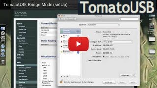 TomatoUSB Bridge Mode setUp [upl. by Atsirhc525]