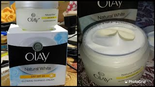 OLAY NATURAL WHITE FAIRNESS DAY CREAM REVIEW IN TAMIL [upl. by Bez]