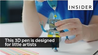 This 3D pen is designed for little artists [upl. by Lesde]