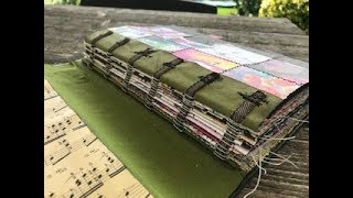 HOW I BIND MY JUNKJOURNALS TUTORIAL [upl. by Mloc]