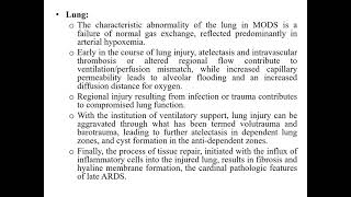 Multiple Organ Dysfunction Syndrome MODS [upl. by Huber]