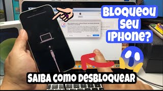 IPHONE BLOQUEADO  VEJA AQUI COMO DESBLOQUEAR  IPHONE INATIVO  PARA TODOS OS IPHONES [upl. by Sucramaj]