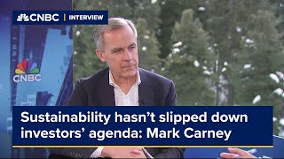 Sustainability hasn’t slipped down the agenda for investors UN’s Mark Carney [upl. by Amory]