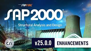 SAP2000 v2500 ENHANCEMENTS [upl. by Aicirtan]