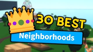 TOP 30 WORKING 2024 BLOXBURG NEIGHBORHOOD CODES  Roblox Bloxburg [upl. by Anelaj570]