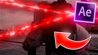 How To Create a Laser Beam Effect Music Video After Effects Editing Tutorial [upl. by Kassandra]