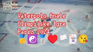 Hrvatska vs Srbija Vaterpolo Finale Olimpijske Igre Paris 2024 FULL HIGHLIGHTS olympics2024 [upl. by Snoddy]