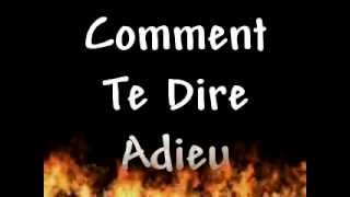 Bernie Vuillemin  Comment Te Dire Adieu  Â² Cover Francoise HARDY [upl. by Ayisan188]