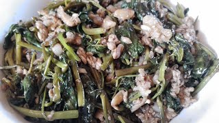 ADOBONG KANGKONG  PAANO LUTUIN [upl. by Ly]