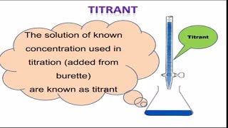 fundamentals of volumetric analysis introduction to titration and types of titration [upl. by Ginder]