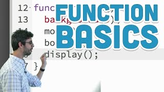 51 Function Basics  p5js Tutorial [upl. by Ahsyak851]