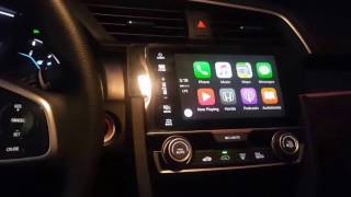 Apple CarPlay on Honda Civic [upl. by Gurolinick]