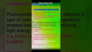 Autotrophic NutritionClass 10 Biology ch1 Life Processes part 2shorts ytshortsindia ytshorts [upl. by Yuma390]