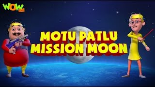 Motu Patlu Cartoons In Hindi  Animated movie  Motu Patlu mission moon  Wow Kidz [upl. by Retloc]