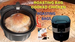 ROASTING BAG COOKED CHICKEN  GO COOK AIR FRYER 98 [upl. by Evyn]