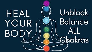 ALL 7 Chakras Healing Meditation Unblock amp Balance Chakras Sleep Meditation  Chakra Meditation [upl. by Novit]