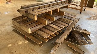 Top Recycled Pallet Wood Ideas That You Can Try At Home Creative Pallet Wood Processing Projects [upl. by Llig]