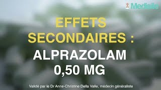 Alprazolam 050mg  les effets secondaires [upl. by Dulsea780]