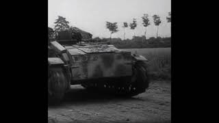 Borgward IV Ausf B demolition vehicles and a Flakpanzer 38t on the move in France in 1944 [upl. by Alyakim]