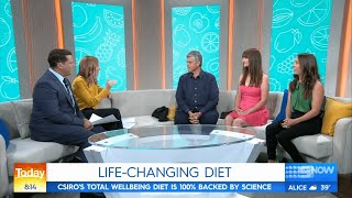 CSIRO Total Wellbeing Diet on the Today Show [upl. by Etti]