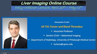 8 LIRADS LR Tumor In Vein TIV  Part 2 QampA By Dr Alessandro Furlan [upl. by Rosenbaum]