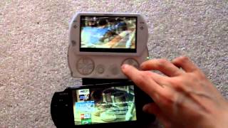 Mini Review Comparison Sony playstation Portable PSP Go PSPgo Vs PSP 3000 [upl. by Kemp]