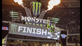 Supercross Rewind  2018 Round 3  450SX Main Event  Anaheim [upl. by Aicittel]