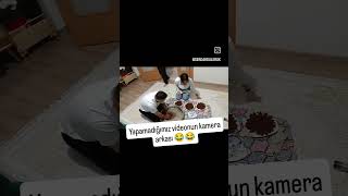 Dizilen çiğkoftenin tekrar yogrulması😂 family komedi comedy aile cigkofte [upl. by Assirt731]