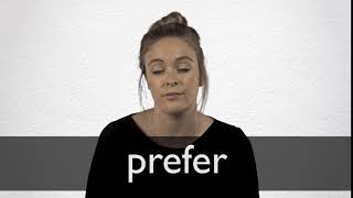 How to pronounce PREFER in British English [upl. by Monarski143]