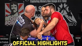 Todd Hutchings vs Evgeny Prudnik Armwrestling Supermatch  East vs West 4 [upl. by Omiseno]