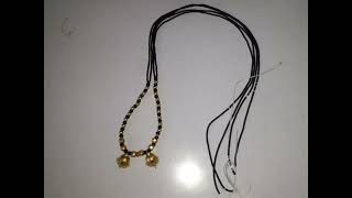 Increase Size Of Your Mangalsutra tutorial mangalsutra mangalsutradesign [upl. by Atinod]