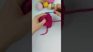 Double Crochet 2 Together DC2TOG crochet crochetbeginners [upl. by Harim]