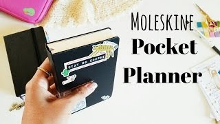 Moleskine Planner Setup pt 1  Pocket Agenda [upl. by Algar539]