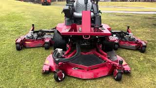 Toro 4000D hood up decks operational [upl. by Wu]