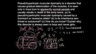 How to determine if a disease is X or Y chromosome linked [upl. by Greeley]