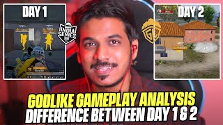 DAY 1 vs DAY 2 GodLike Gameplay Analysis  BGIS Semi Finals Week 2 [upl. by Clintock723]