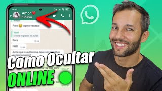 COMO TIRAR O ONLINE NO WHATSAPP APENAS PARA UM CONTATO [upl. by Ennovyhs]