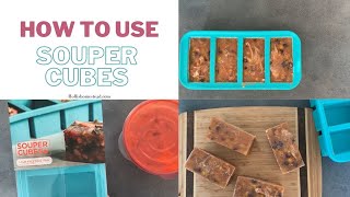 How to Freeze leftovers in Souper Cubes no more wasted food [upl. by Smart471]