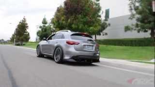 Infiniti FX35 RWD S51  ARK GRiP Exhaust System [upl. by Mharg]