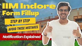 IPMAT IIM Indore 2024 Notification amp Form Fillup 📝 Exam Date 23 May 2024 [upl. by Maddock]