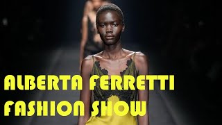 défilé ALBERTA FERRETTI automne hiver 2024 2025 [upl. by Gow]