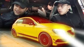 COVOITURAGE EN A45 AMG JE MENDORS AU VOLANT 😲😴 [upl. by Elburt]