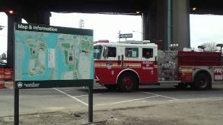 FDNY Members Being Trained At FDNY Chauffeur Training School On Randalls Island [upl. by Tnahs]