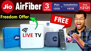 Jio AirFiber Freedom Offer  1000 off  Jio AirFiber Installation 2024 amp Jio AirFiber Freedom Offer [upl. by Astto]